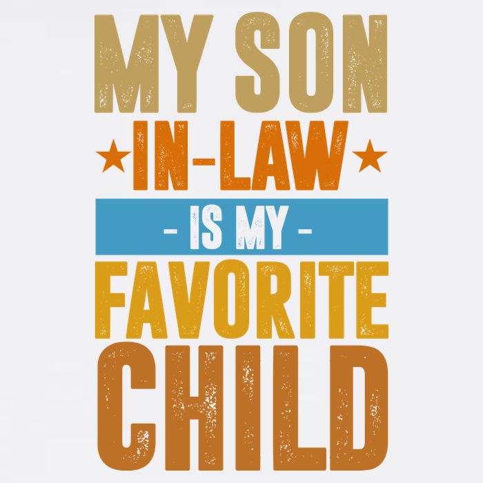 My Son In Law Is My Favorite Child Funny Mothers Day Garment-Dyed Sweatshirt