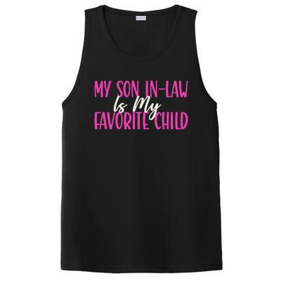 My Son In Law Is My Favorite Child Funny Family Humor Retro PosiCharge Competitor Tank