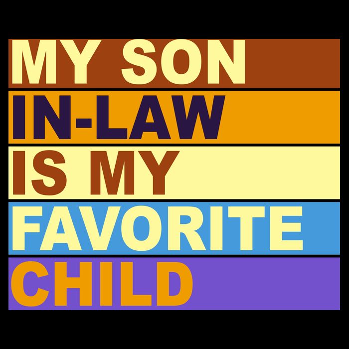 My Son In Law Is My Favorite Child Funny Family Matching Doggie Tank
