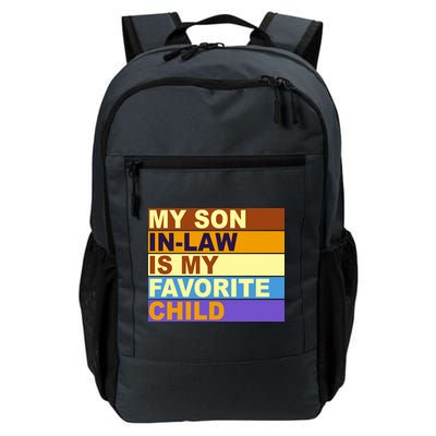 My Son In Law Is My Favorite Child Funny Family Matching Backpack
