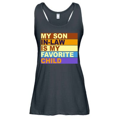 My Son In Law Is My Favorite Child Funny Family Matching Ladies Essential Flowy Tank