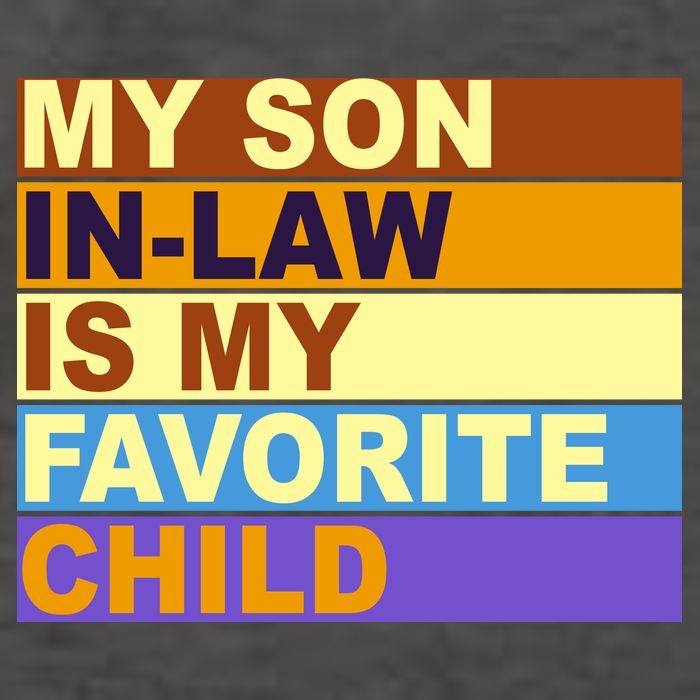My Son In Law Is My Favorite Child Funny Family Matching Vector Backpack