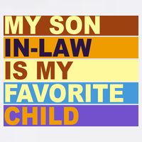 My Son In Law Is My Favorite Child Funny Family Matching Garment-Dyed Sweatshirt