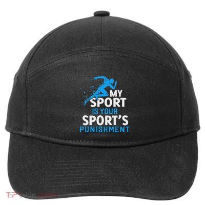 My Sport Is Your Sports Punishment Running Jogging 7-Panel Snapback Hat