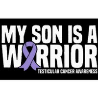 My Son Is A Warrior Testicular Cancer Awareness Bumper Sticker