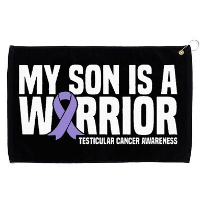 My Son Is A Warrior Testicular Cancer Awareness Grommeted Golf Towel