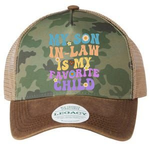 My Son In Law Is My Favorite Child Funny Family Humor Groovy Legacy Tie Dye Trucker Hat