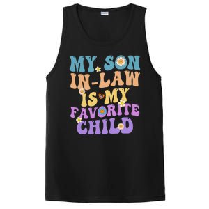 My Son In Law Is My Favorite Child Funny Family Humor Groovy PosiCharge Competitor Tank