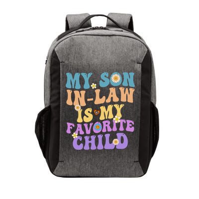 My Son In Law Is My Favorite Child Funny Family Humor Groovy Vector Backpack