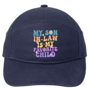 My Son In Law Is My Favorite Child Funny Family Humor Groovy 7-Panel Snapback Hat