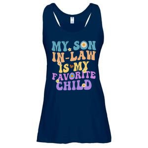 My Son In Law Is My Favorite Child Funny Family Humor Groovy Ladies Essential Flowy Tank