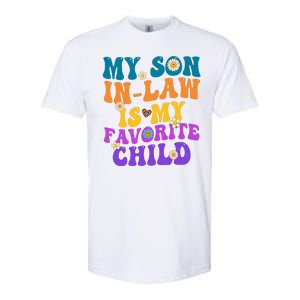 My Son In Law Is My Favorite Child Funny Family Humor Groovy Softstyle CVC T-Shirt