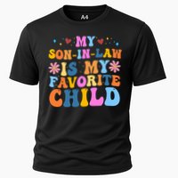 My Son In Law Is My Favorite Child Funny Cute Mom Cooling Performance Crew T-Shirt