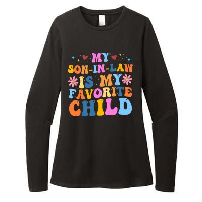 My Son In Law Is My Favorite Child Funny Cute Mom Womens CVC Long Sleeve Shirt