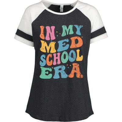 Medical School In My Med School Era Future Doctor Enza Ladies Jersey Colorblock Tee