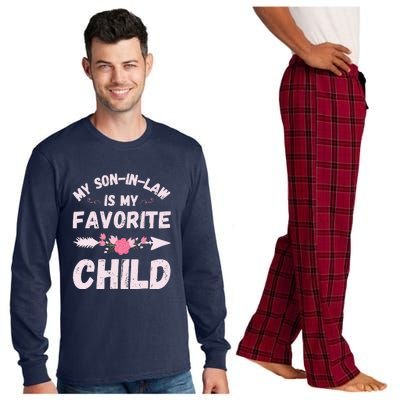 My SonInLaw Is My Favorite Child Family Long Sleeve Pajama Set