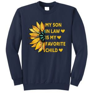 My Son In Law Is My Favorite Child Family Sunflower Design Love Sweatshirt