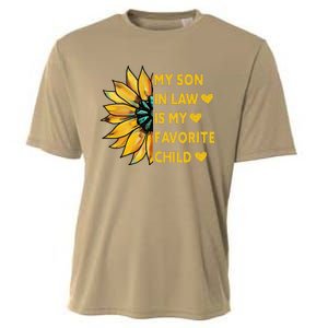 My Son In Law Is My Favorite Child Family Sunflower Design Love Cooling Performance Crew T-Shirt