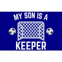 My Son Is A Keeper Soccer Goalie Player Parents Mom Dad Funny Gift Bumper Sticker