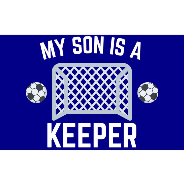 My Son Is A Keeper Soccer Goalie Player Parents Mom Dad Funny Gift Bumper Sticker