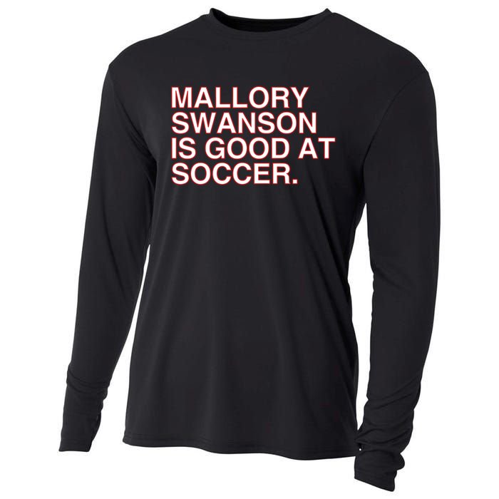 Mallory Swanson Is Good At Soccer Cooling Performance Long Sleeve Crew