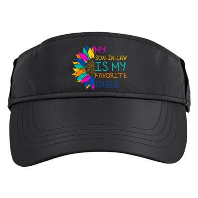 My Son In Law Is My Favorite Child Sunflower Cute Gift Adult Drive Performance Visor