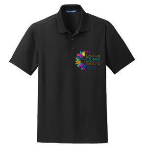 My Son In Law Is My Favorite Child Sunflower Cute Gift Dry Zone Grid Polo