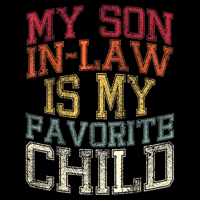 My Son In Law Is My Favorite Child Funny Family Humor Retro Visor