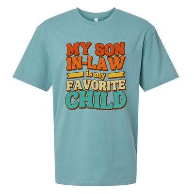 My Son In Law Is My Favorite Child Sueded Cloud Jersey T-Shirt