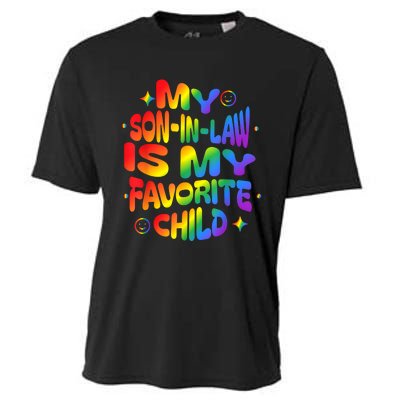 My Soninlaw Is My Favorite Child Family Humor Dad Mom Lgbt Cooling Performance Crew T-Shirt