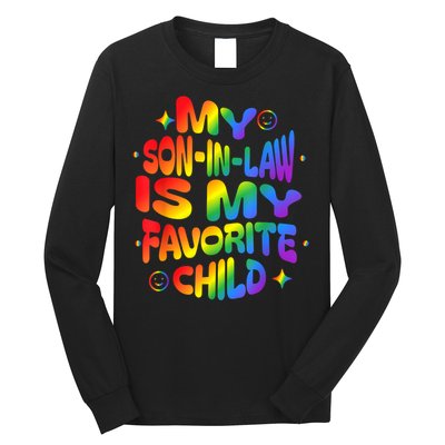 My Soninlaw Is My Favorite Child Family Humor Dad Mom Lgbt Long Sleeve Shirt