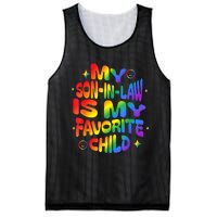 My Soninlaw Is My Favorite Child Family Humor Dad Mom Lgbt Mesh Reversible Basketball Jersey Tank