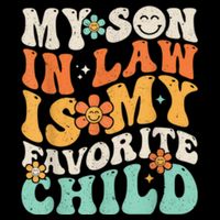 My Son In Law Is My Favorite Child Funny Family Humor Retro Gift City Backpack
