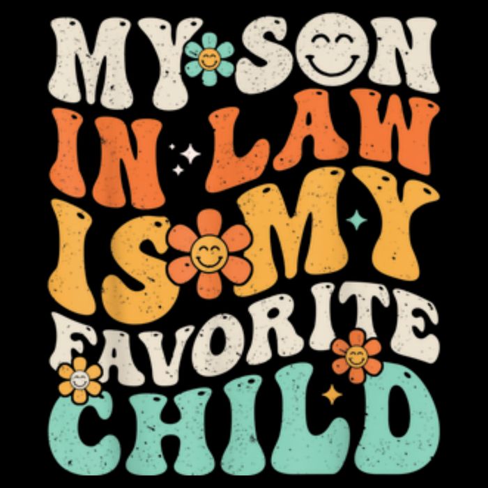 My Son In Law Is My Favorite Child Funny Family Humor Retro Gift City Backpack