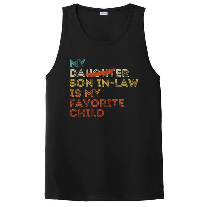 My Son In Law Is My Favorite Child Funny Replaced Daughter Gift PosiCharge Competitor Tank