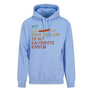 My Son In Law Is My Favorite Child Funny Replaced Daughter Gift Unisex Surf Hoodie