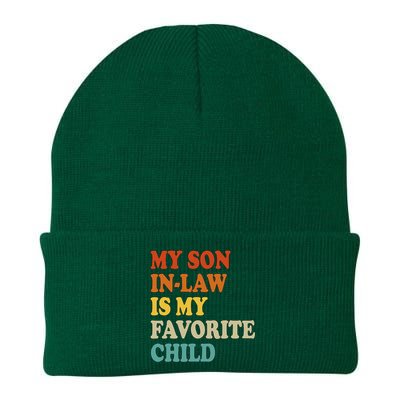 My Son In Law Is My Favorite Funny Family Knit Cap Winter Beanie