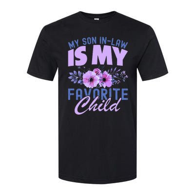 My Son-In-Law Is My Favorite Child Funny Softstyle CVC T-Shirt