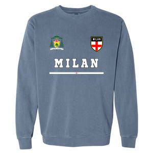 Milan Sportsoccer Jersey Flag Football Italy Garment-Dyed Sweatshirt