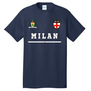 Milan Sportsoccer Jersey Flag Football Italy Tall T-Shirt