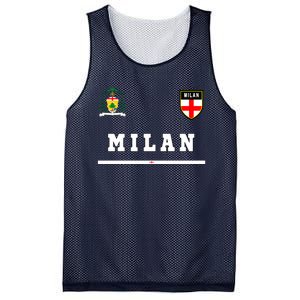 Milan Sportsoccer Jersey Flag Football Italy Mesh Reversible Basketball Jersey Tank