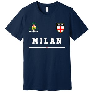 Milan Sportsoccer Jersey Flag Football Italy Premium T-Shirt