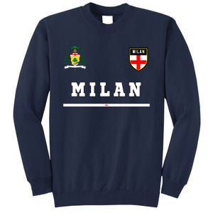 Milan Sportsoccer Jersey Flag Football Italy Tall Sweatshirt