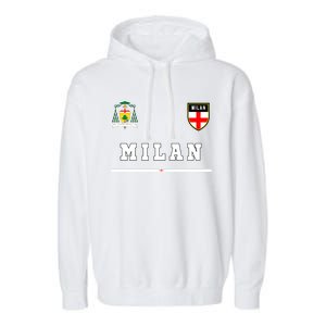 Milan Sportsoccer Jersey Flag Football Italy Garment-Dyed Fleece Hoodie