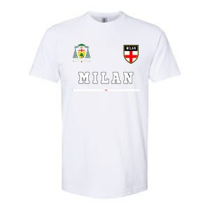 Milan Sportsoccer Jersey Flag Football Italy Softstyle CVC T-Shirt