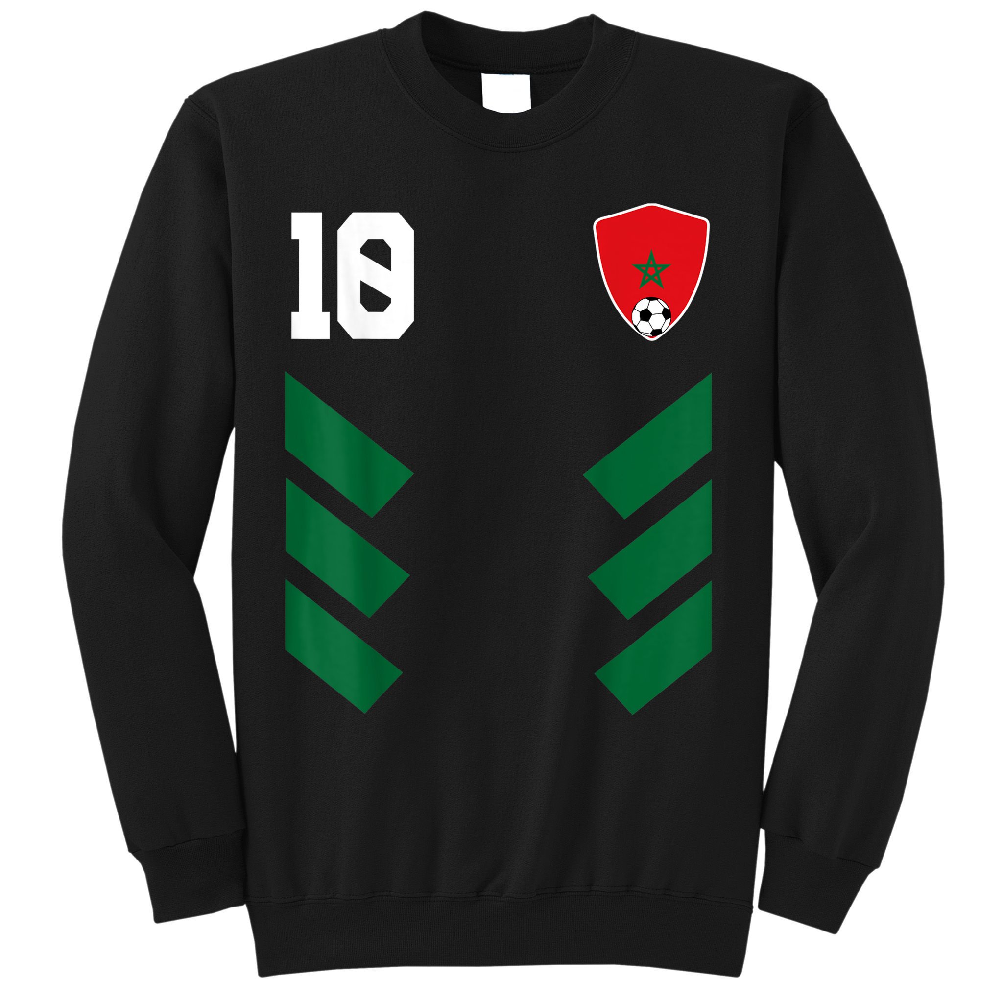 Morocco Soccer Jersey Moroccan Football Shirt Flag Sweatshirt