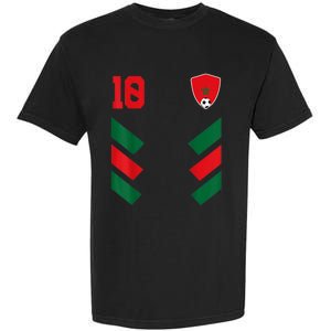 Morocco Soccer Jersey Moroccan Football Shirt Flag Garment-Dyed Heavyweight T-Shirt