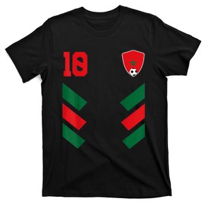 Morocco Soccer Jersey Moroccan Football Shirt Flag T-Shirt