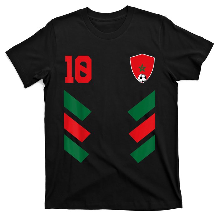 Morocco Soccer Jersey Moroccan Football Shirt Flag T-Shirt