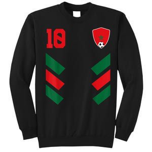 Morocco Soccer Jersey Moroccan Football Shirt Flag Tall Sweatshirt